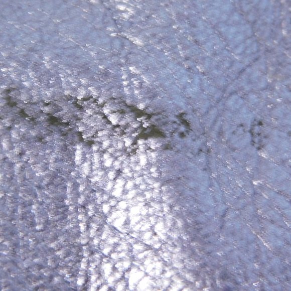 The Sak LUCIA Metallic Blue Leather Crossbody Bag Purse - Picture 4 of 9